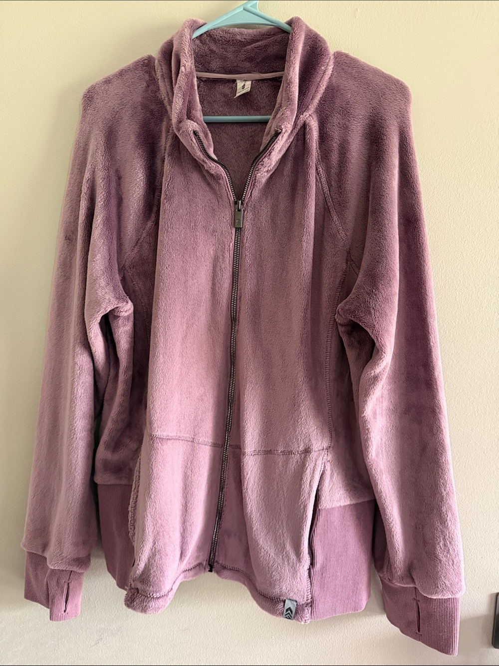 Free Country Plush Mauve Jacket with Full Zip